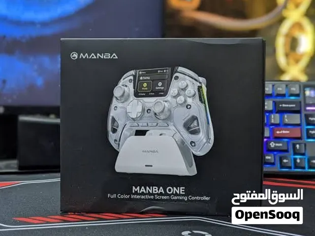 كنترولر مانبا 1 جديدة لون ابيض مسكرة ما كامل قطعها
