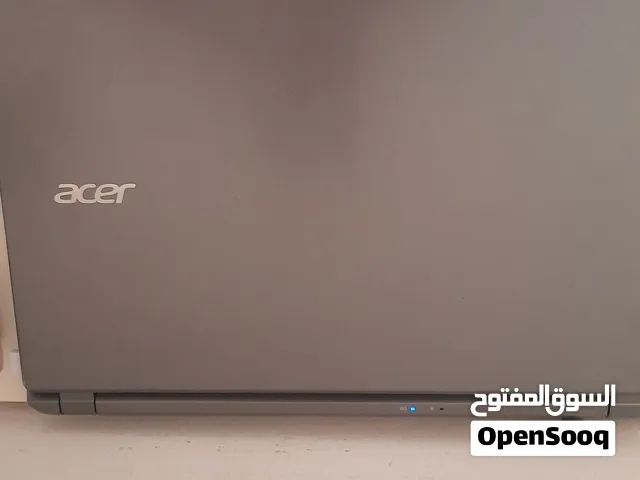 الجهاز لاب توب مستعمل من شركه ايسر نظيف للالعاب وللعمل