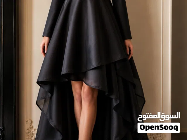 فستان اسود فخم