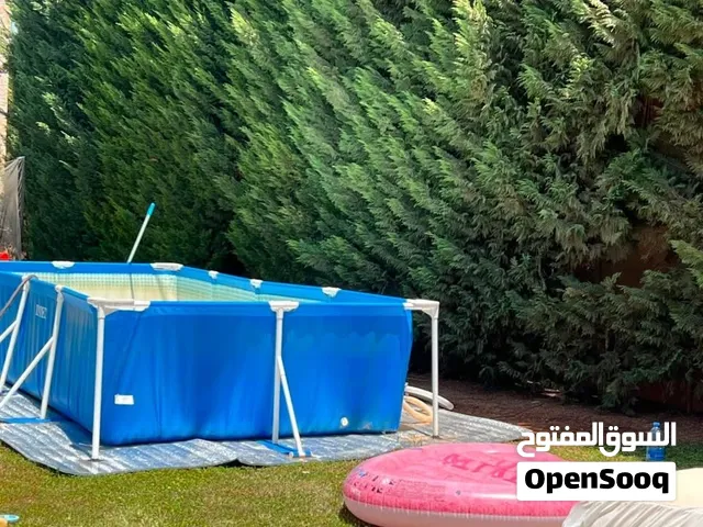 بركة سباحة مستعملة انتكس مقاس 4.5 متر عرض 2.20 متر مع فلتر وطواشه وأرضيات وشبك ومكنسة كلهم 100دينار