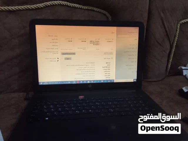 لابتوب hp للبيع  800دينار