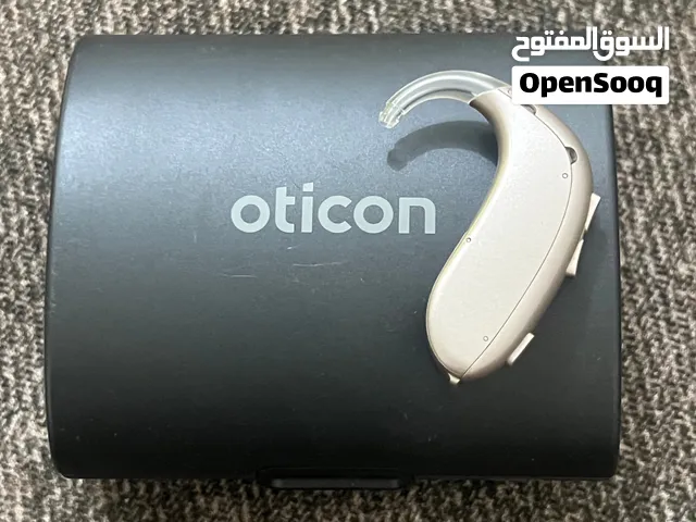 سماعة طبية من ماركة oticon الدنماركية نضافة 100٪ استخدام قليل