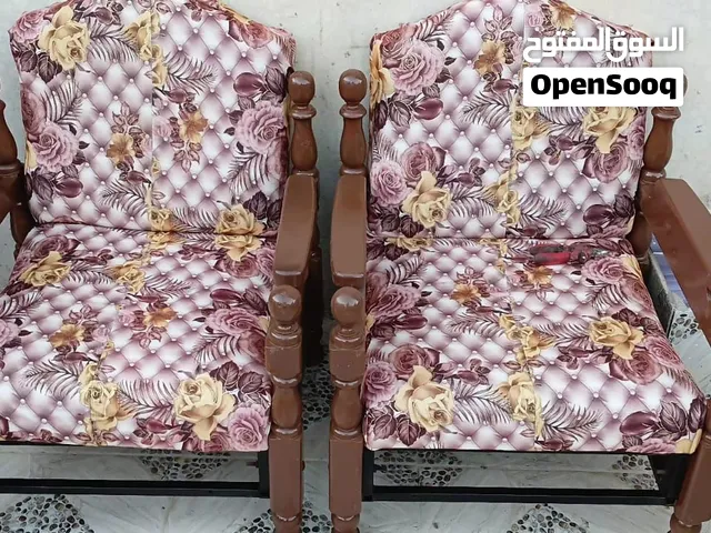 طقم مورس تفصيل خشب زان ثقيل وحديد ثلاثيه سجلونه واربعه مفرد تنجيد جديد