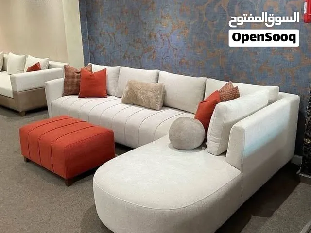 كنب جلوس تفصيل جميع الألوان والمقاسات   عاملين علي مقاس 3x2