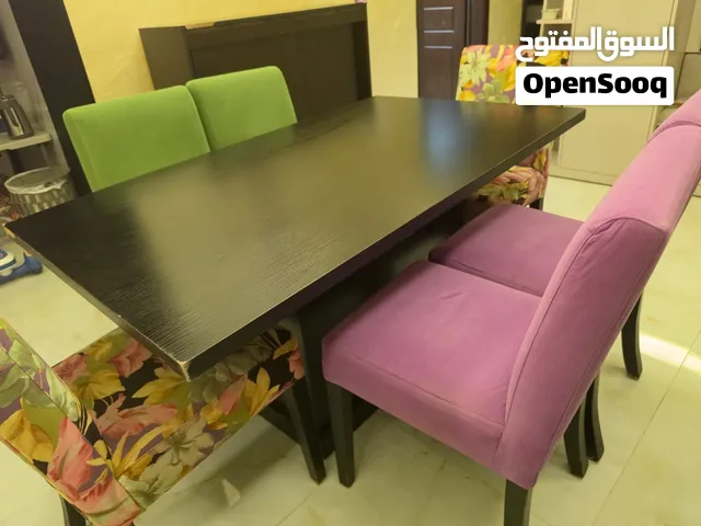 طقم كنب وطاوله سفره وريكلاينر