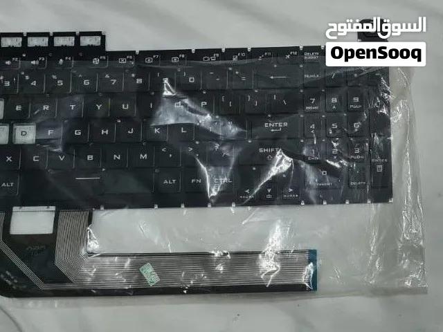 كيبورد ASUS TUF F17 – RGB – مع لاصق حروف عربية