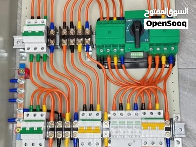 صيانه وتنصيب لوحات سيطرة كافه وانضمة الحريق ومكائن الامنيوم والخشب
