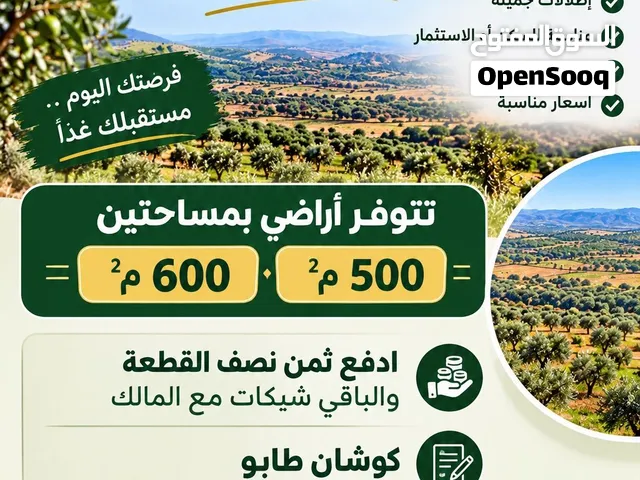 ارض للاستثمار او السكن