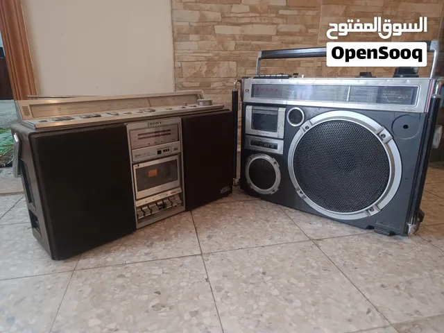 راديو ومسجل سوني و جي في سي