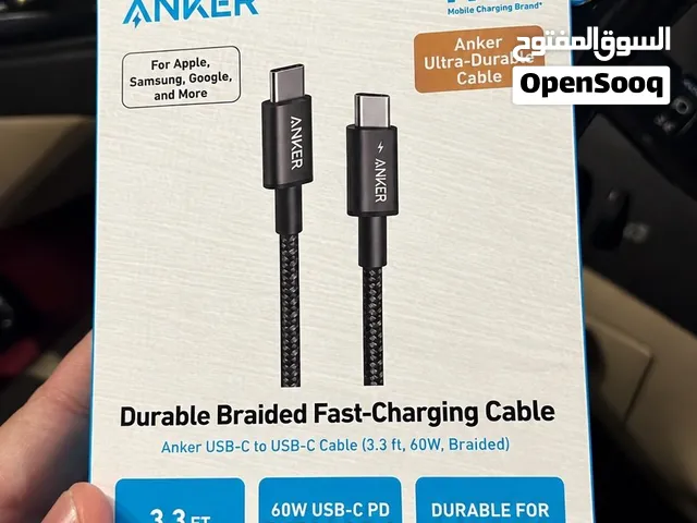 كيبل انكر anker اصلي ضمان سنة ونص