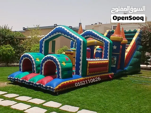 تأجير نطيطات متاهات زحاليق مائيه ملاعب صابونيه نطيطه اطفال