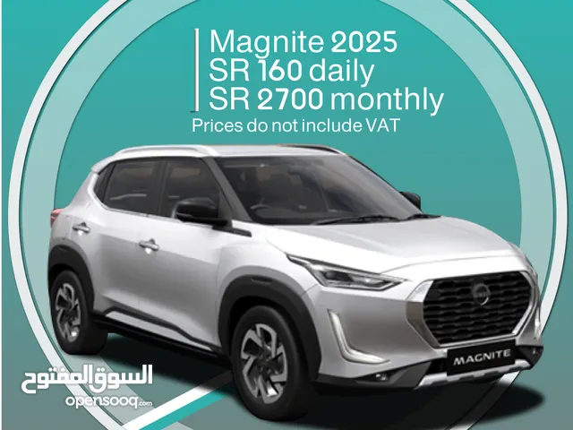 Nissan Magnite 2025 for rent in Riyadh - Free delivery for monthly rental