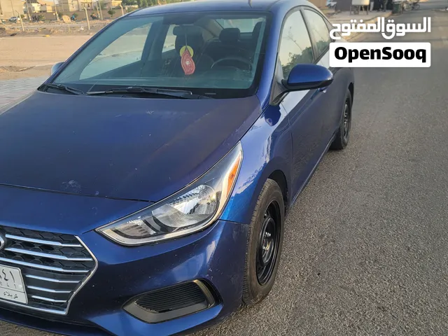 اكسنت 2019 لون نيلي وارد امريكي تبديل جاملغ وضرر كم قطعة بدون دواخل محرك ينقص دهن بدون تبخير او دخان