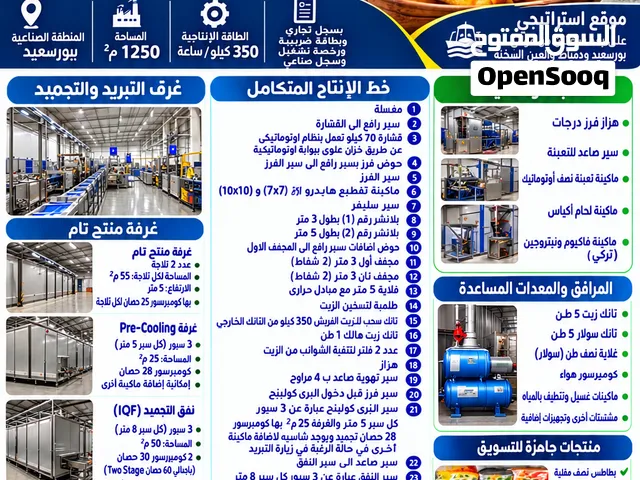مصنع تغلفه و تعبئه بالنيتروجين ( الفاكيوم )