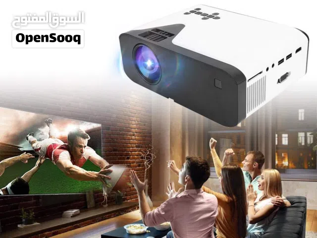 LED Projector استمتع بتجربة سينمائية كاملة في بيتك مع جهاز العرض الذكي LED Projector.