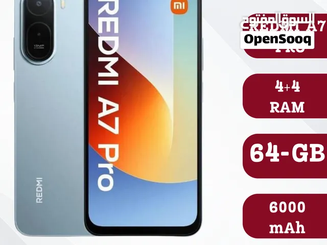 REDMI A7 PRO (8-RAM) (64-GB) NEW \ شاومي ريدمي ايه 7 برو 8 رام 64 جيجا جديد كفالة الوكيل