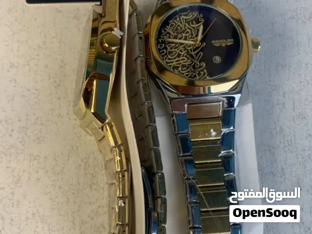 Montre Élégante avec Cadran en Calligraphie Arabe (3D Relief) - ساعة يد كلاسيكية بالخط العربي ثلاثي