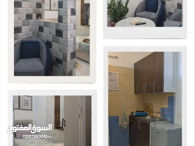 استوديو أرضي مخدم بالكامل للإيجار المؤقت لشخص واحد في مساكن برزة، دمشق