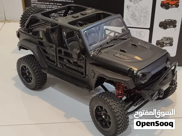 MN128 black, scale 1:12, RC Model Rc Car Four-wheel Drive Climbing Car.