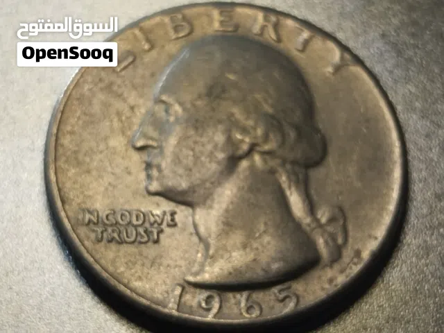العرض يخص فقط تجار المزادات العالمية ربع دولار جورج واشنطن غلطة دبل طبع في العنق و الجناح والفخذ