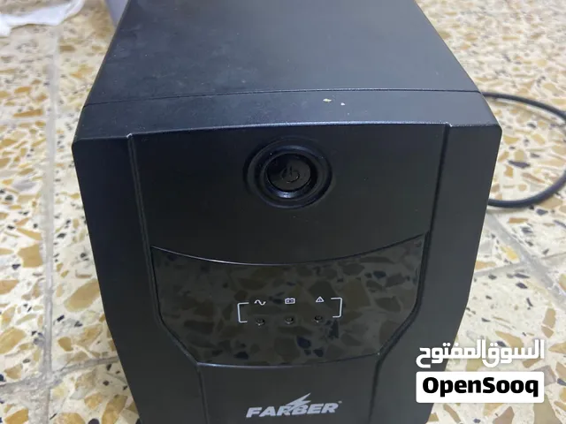 يو بي اس للبيع 1500v اوفلاين ماركه farber بس يحتاج تبديل بطاريه شغال 100%