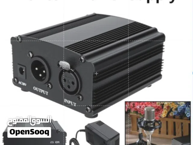 جهاز فانتوم بور 48 فولت 48V phantom power 48 volt supply