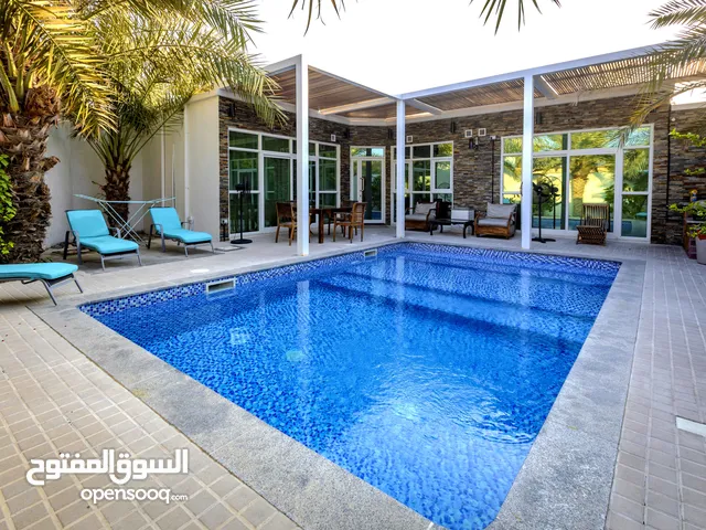 شاليه غرفتين وثلاث غرف نوم مع مسبح خاص وجاكوزي للايجار اليومي