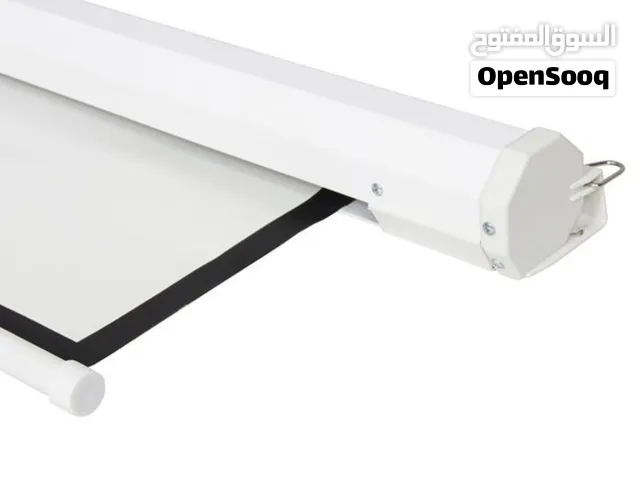 شاشة بروجكتر كهربائية 240x240cm Motorized Projector Screen Wall Mount مع ريموت