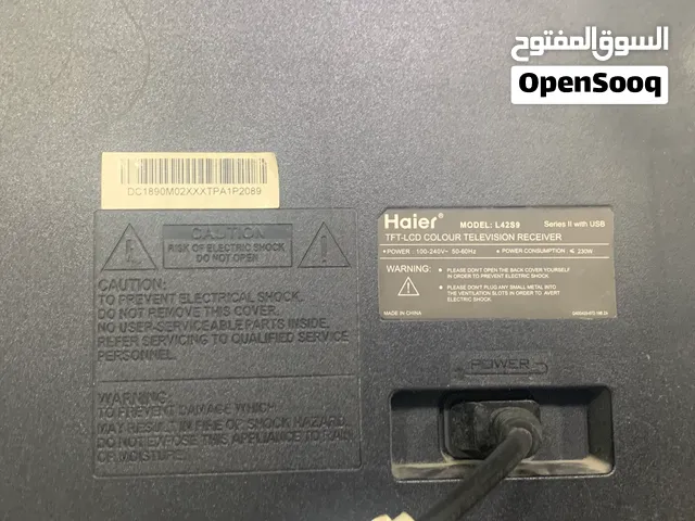 Selling a 42-inch Haier LCD TV, exact model: Haier L42B9.