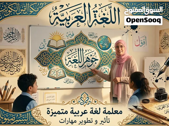 معلمة لغة عربية