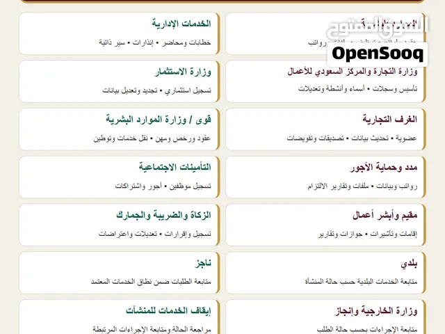 خدمات موارد بشرية متكاملة للمؤسسات والشركات داخل المملكة العربية السعودية.