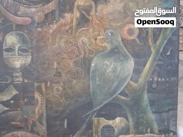 لوحه قديمه ( مكتوب عليها :《 سلفادور دالي 》