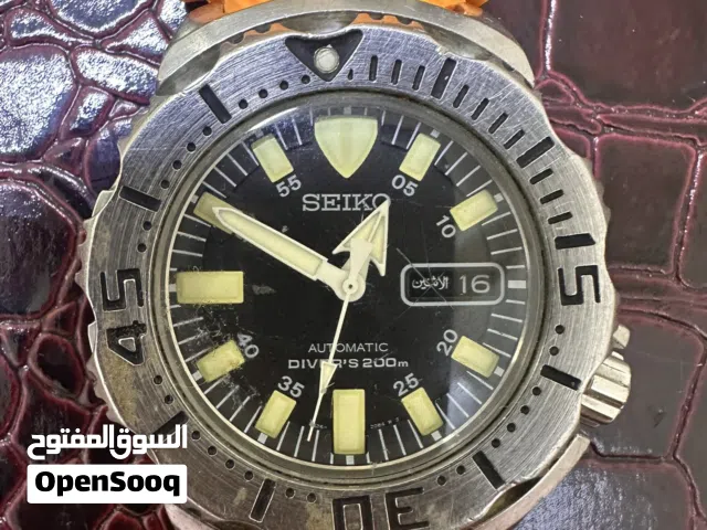 Classic seiko black monster