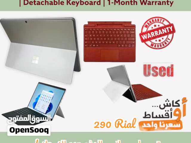 عرص مميز ونادر:  كاش أو أقساط شبة جديد  Microsoft Surface pro 8 looks like New