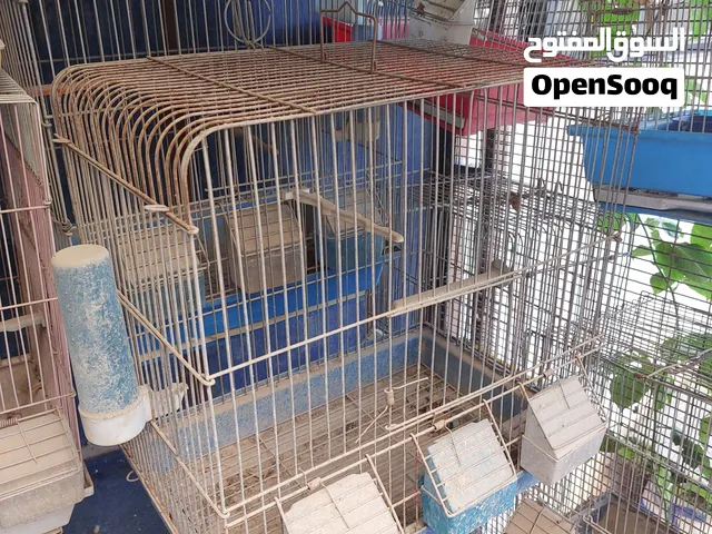 مجموعة قفاص معلفين وثلاث معالف  شروه كوم كامل 32 قفص