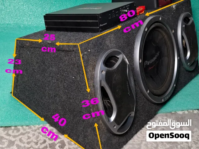 طقم صوت سيارة كامل بايونير / Complete Pioneer Car Audio System ·