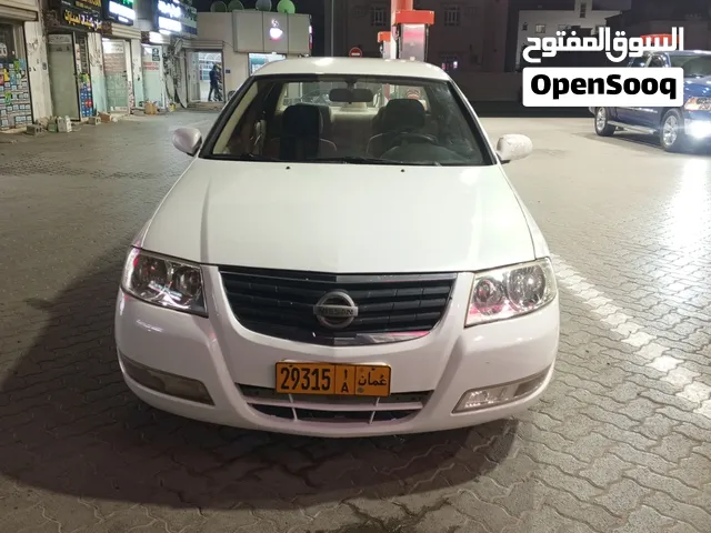 Used 2010 Nissan Sunny Sedan with White Exterior, Korean Specs, Gasoline Engine