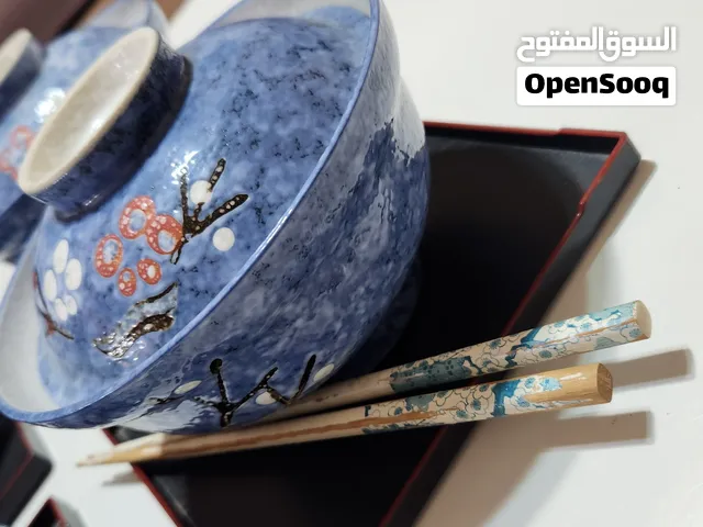 طقم شوربه نودلز ياباني أصلي اربع حبات