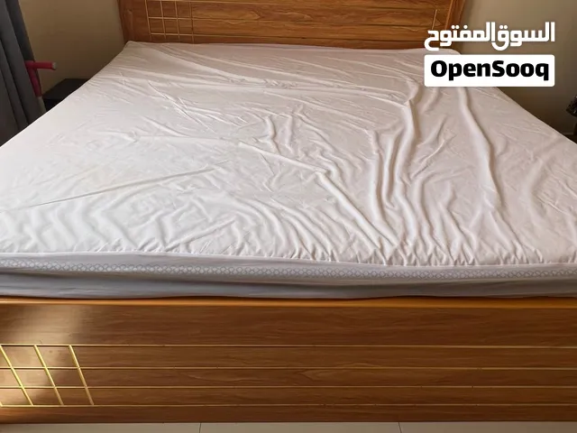 Double bed 200/200 cm & mattress and dresser
