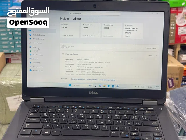 Dell Latitude E5470  Intel Core i5 6th Gen  8GB RAM  256GB SSD  Excellent Condition