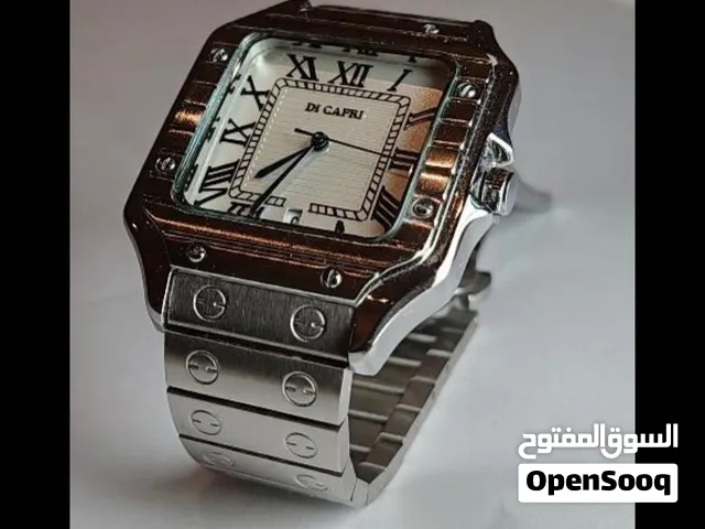 ساعة يد مستعملة تصميم مستوحى من كارتييه سانتوس