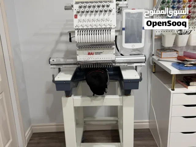مكينة تطريز بالكمبيوتر جديدة