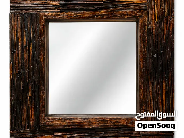 مرايا خشبية بتصميم كلاسيكي / Rustic Wood Wall Mirror