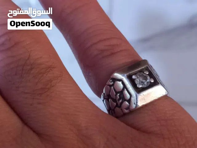 خاتم فضة عيار 925 للبيع تم شراؤه من السعودية