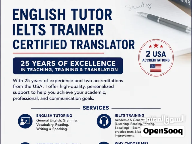 IELTS preparation course (Offline/Online)