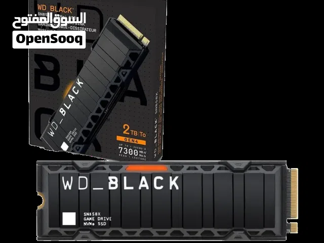 WD_BLACK SN850X M.2 2TB NVMe SSD with Heatsink For PC and PS5