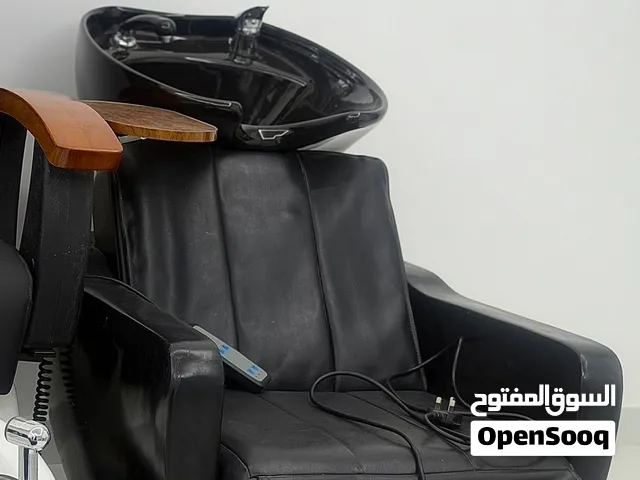 كراسي صالون فاخرة كهربائية (غسيل شعر + ميني بيدي) مساج - من شركة ماضي بحاله ممتازه وسعر مميز.
