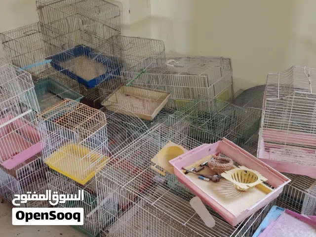 مجموعة اقفاص وكلات وحضنات