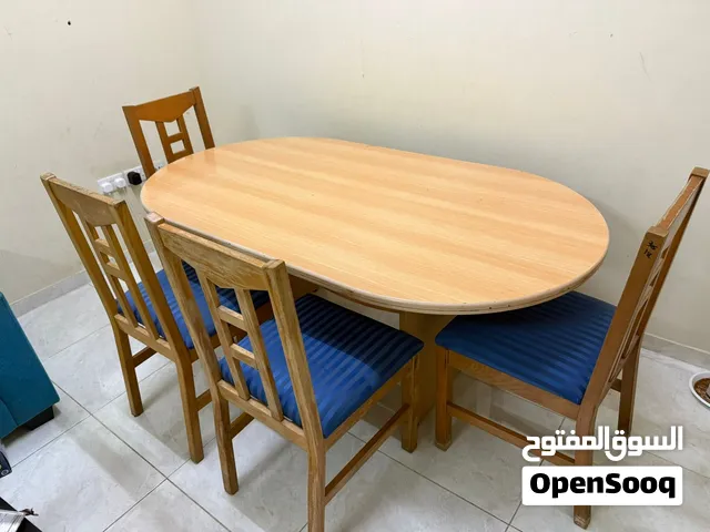 Wooden Dining Table with chairs