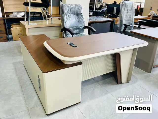أثاث مكتبي جديد - مكاتب مدير + كراسي - توصيل مجاني جدة
